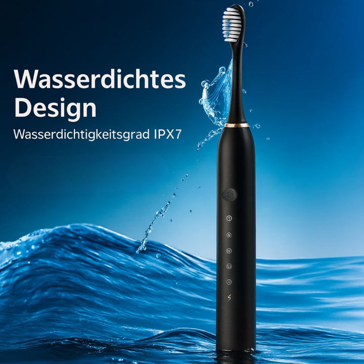 Oplaadbare sonische elektrische tandenborstel met timer en zachte, gevormde haren