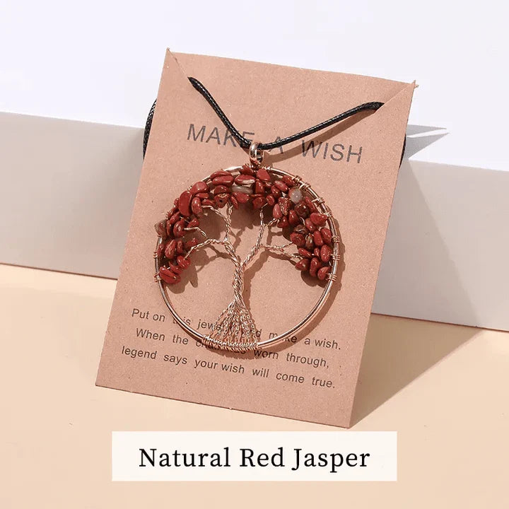 Zeven chakra's levensboom-ketting