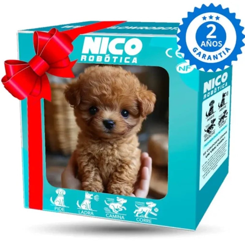 Robothond speelgoed interactief puppy pluche pluizig kraaloogjes cadeau elektronisch
