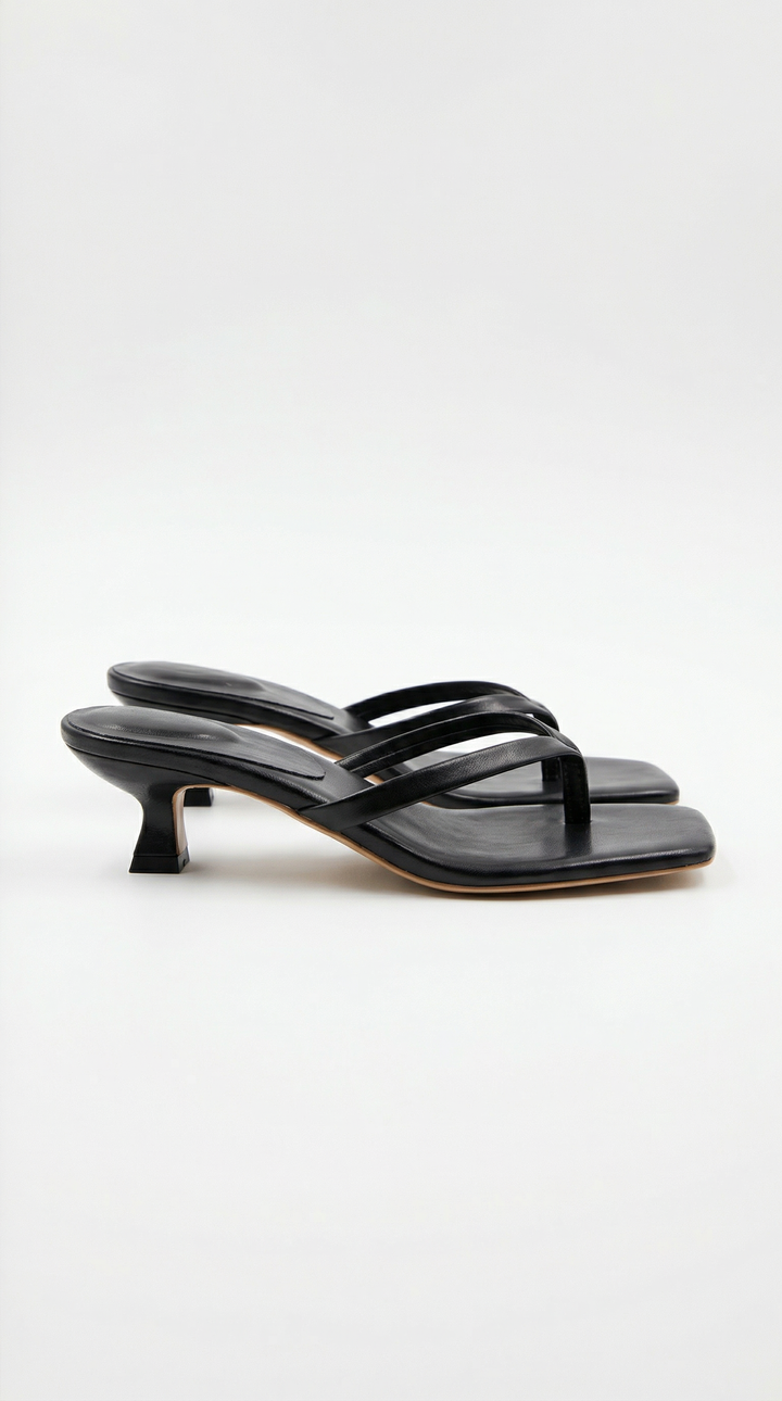 Teenslippers met hak – casual zomersandalen voor dames