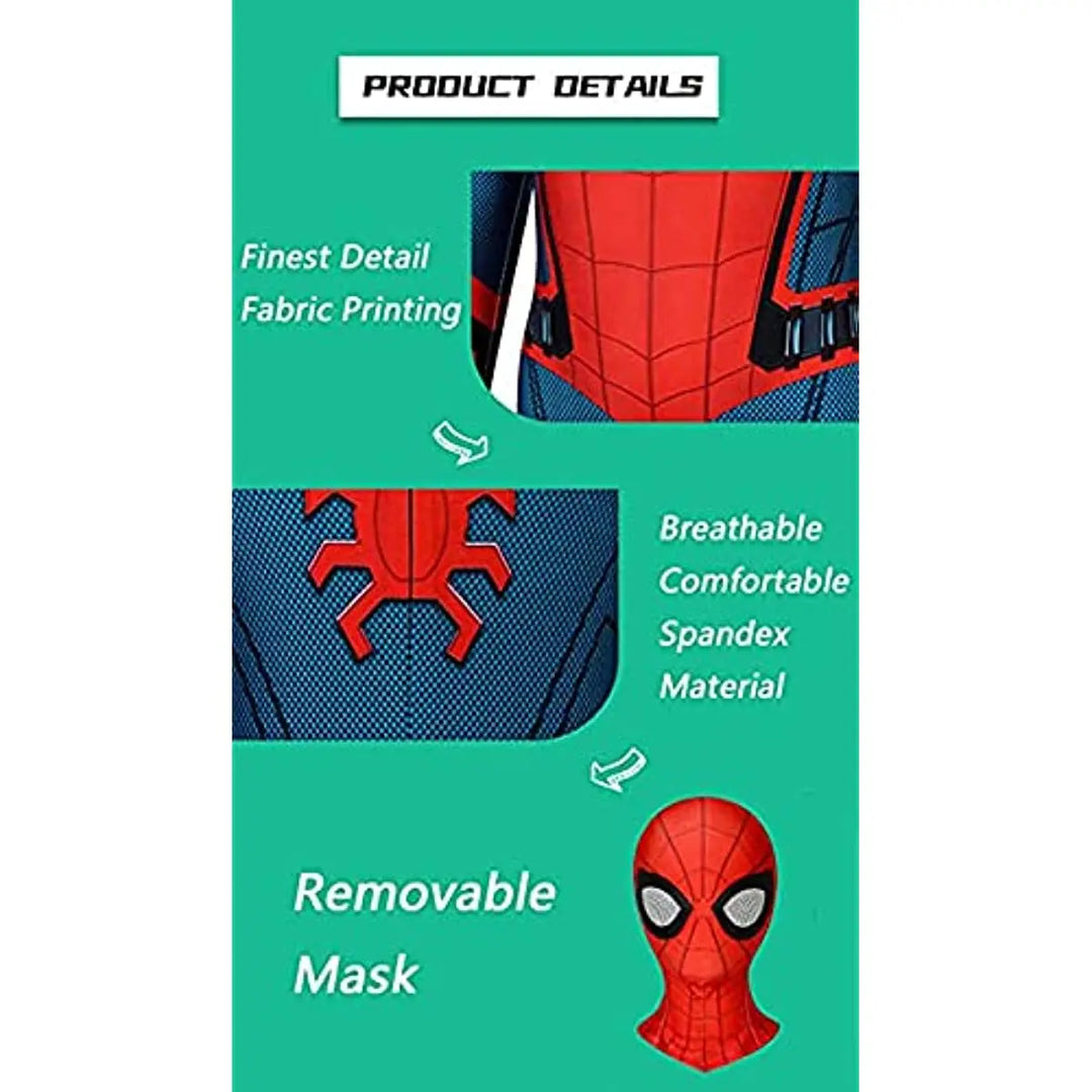 Superheldenkostuum kind WebStrike – inclusief masker – afbeelding 6