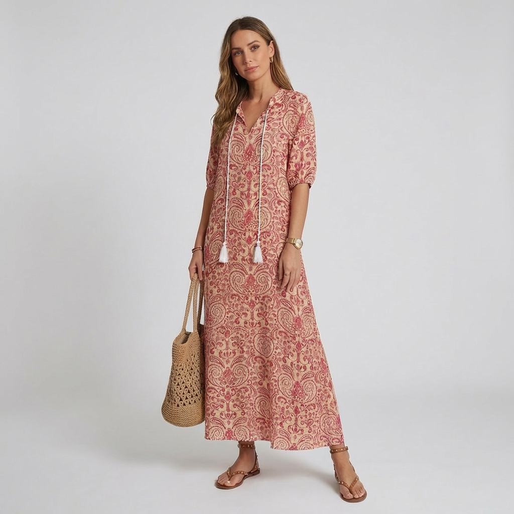 Lange Boho Jurk voor Dames