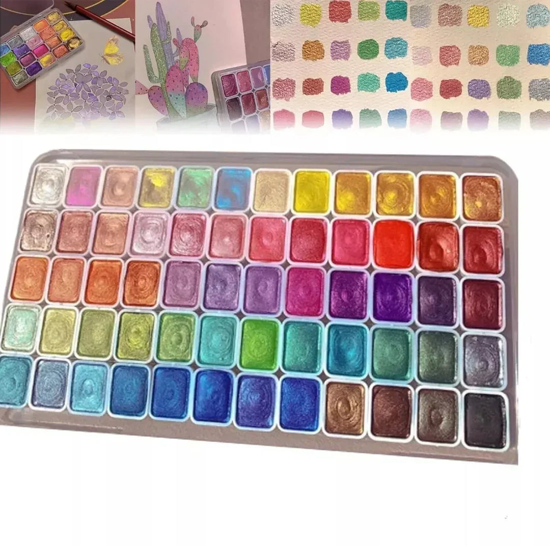 Mineraal pigmentpoeder – Laat je kunst ontvlammen met stralend glinsterende kleuren