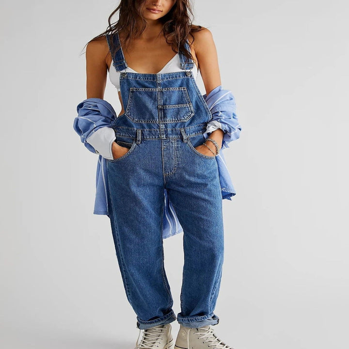Giada - Denim Tuinbroek voor Dames met Casual Cool Vibe