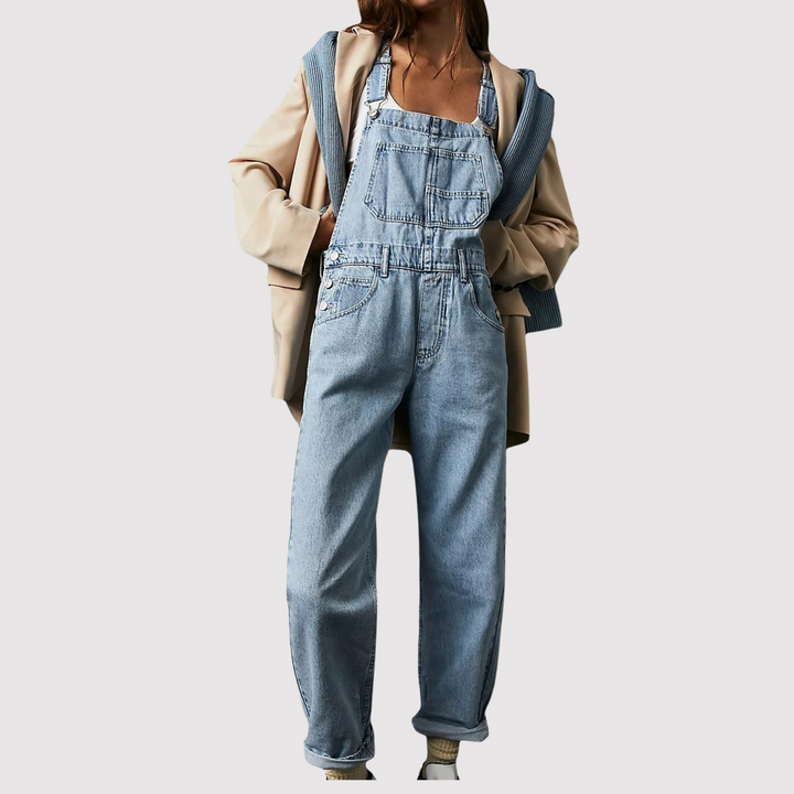 Giada - Denim Tuinbroek voor Dames met Casual Cool Vibe