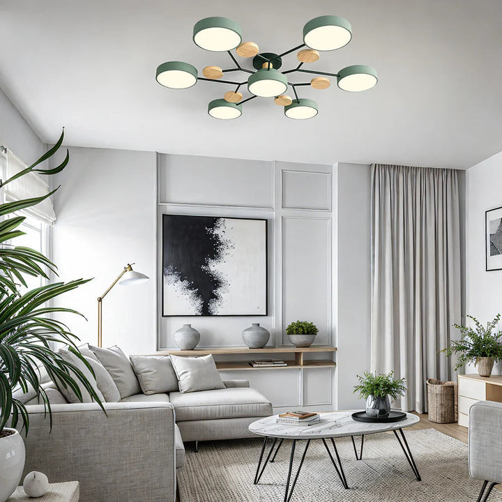 Moderne halo led-plafondlamp