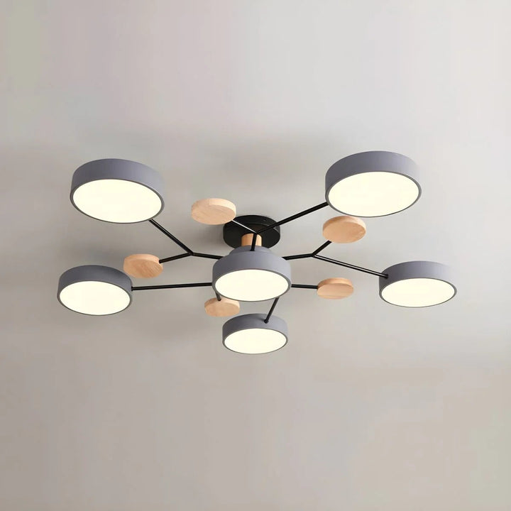 Moderne halo led-plafondlamp