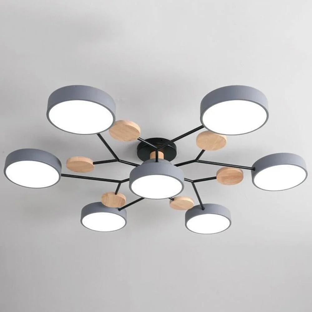 Moderne halo led-plafondlamp