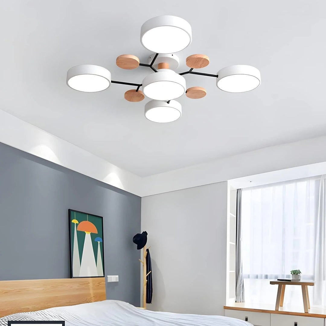 Moderne halo led-plafondlamp