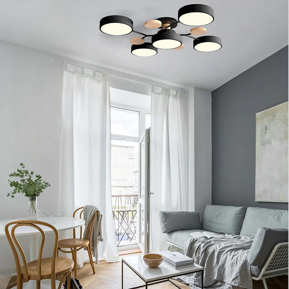 Moderne halo led-plafondlamp