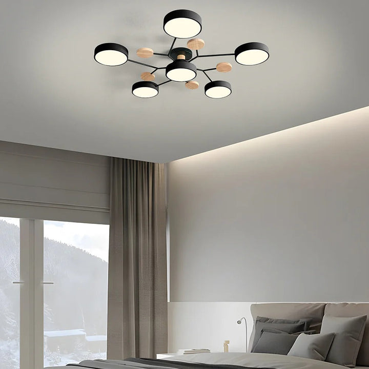 Moderne halo led-plafondlamp