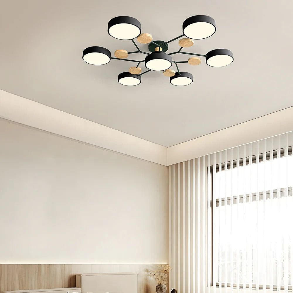 Moderne halo led-plafondlamp