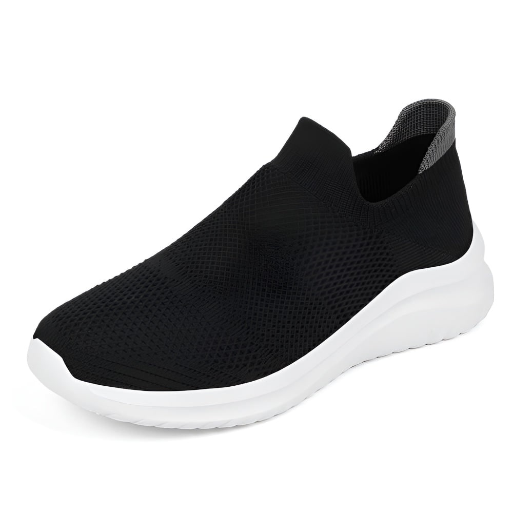 Instapsneakers voor dames met gebreid mesh bovenwerk en gevoerde schuimzool om te wandelen