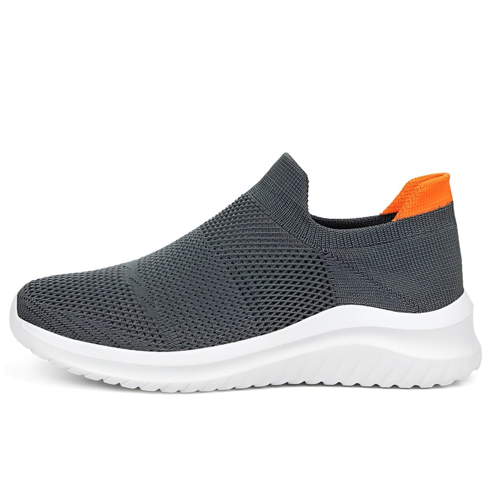 Instapsneakers voor dames met gebreid mesh bovenwerk en gevoerde schuimzool om te wandelen