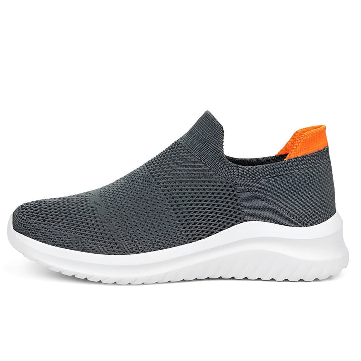 Instapsneakers voor dames met gebreid mesh bovenwerk en gevoerde schuimzool om te wandelen