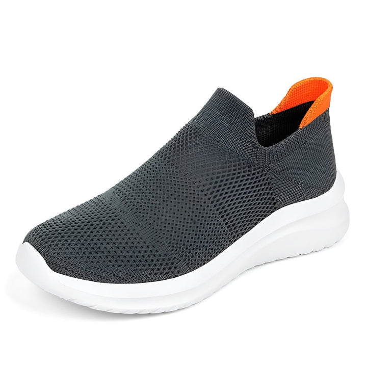 Instapsneakers voor dames met gebreid mesh bovenwerk en gevoerde schuimzool om te wandelen