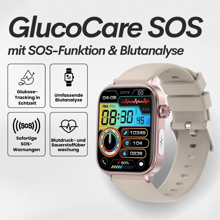 Smartwatch met Bloedglucosemeting & Noodoproep – afbeelding 15