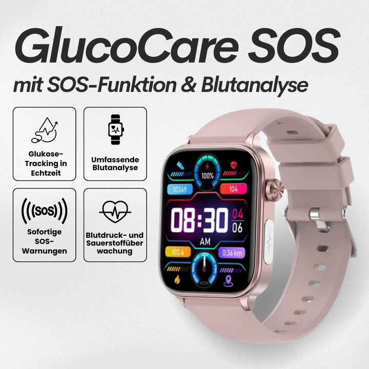 Smartwatch met Bloedglucosemeting & Noodoproep – afbeelding 16