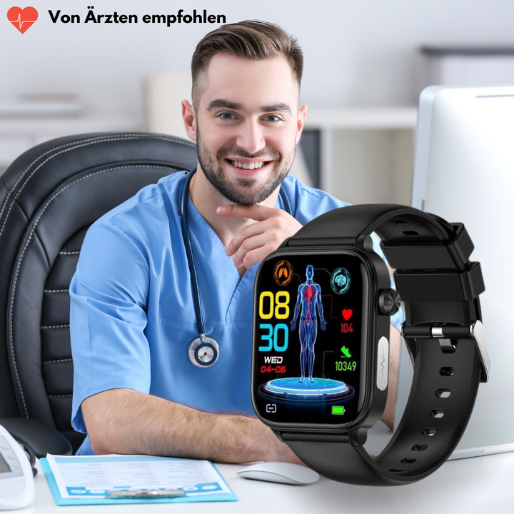 Smartwatch met Bloedglucosemeting & Noodoproep – afbeelding 9