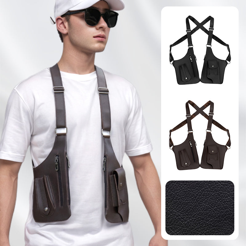 Diefstalbestendige schoudertas voor heren – ShadowCarry Pro