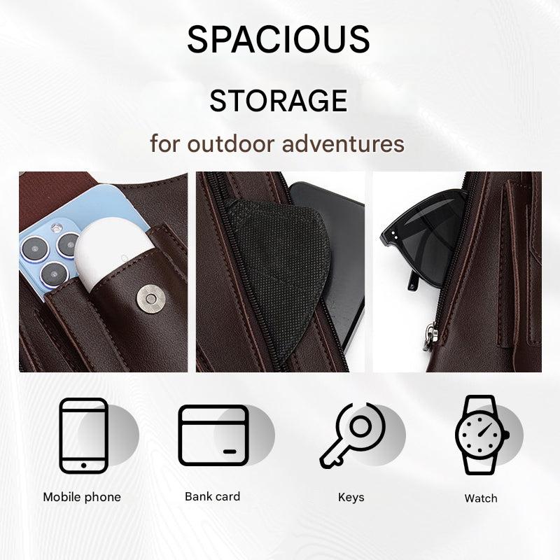 Diefstalbestendige schoudertas voor heren – ShadowCarry Pro