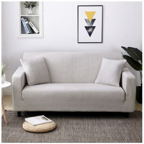 Elastische bankhoes, goed passende driezitsbankhoes met elastisch design en bloemenprint