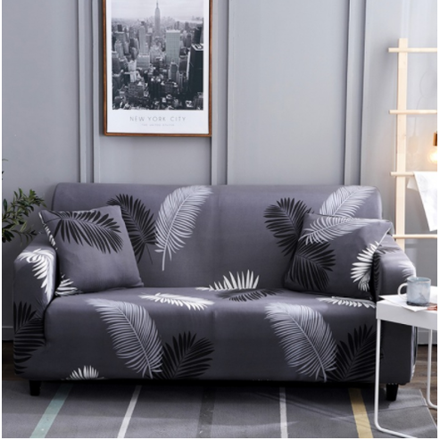 Elastische bankhoes, goed passende driezitsbankhoes met elastisch design en bloemenprint
