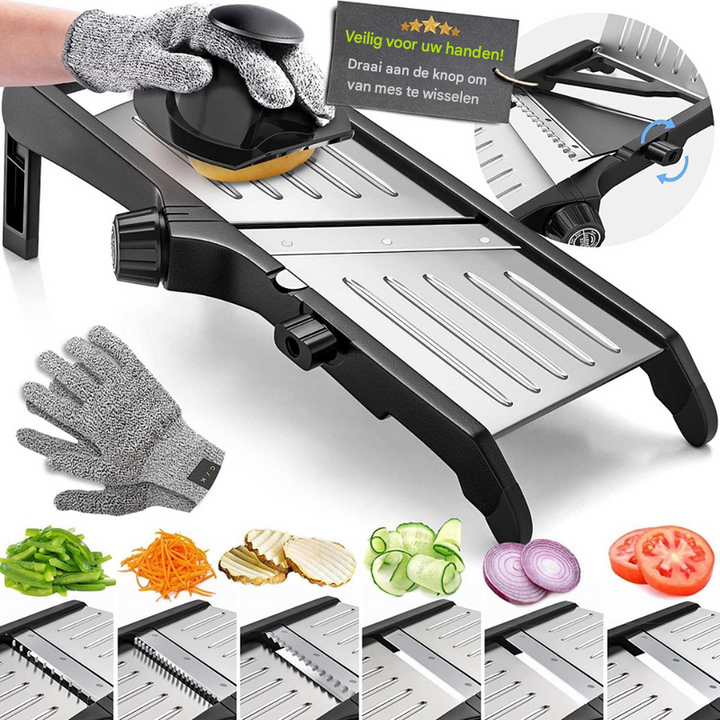 Veiligheidsset voor mandoline voor heren en dames
