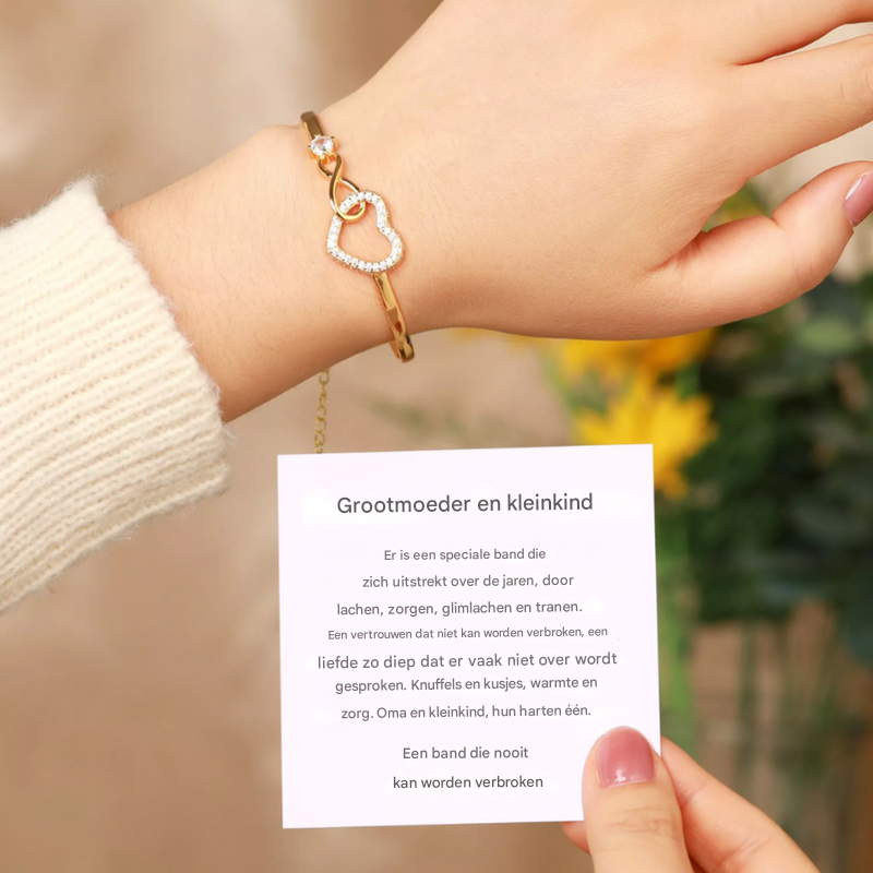 Vrouwen Infinity Hart Armband