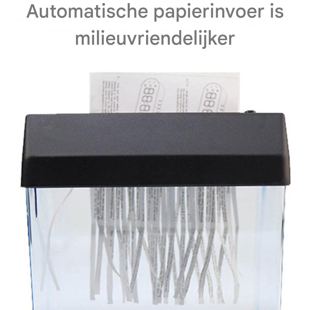 Mini-bureaupapierversnipperaar – compact, stil en efficiënt