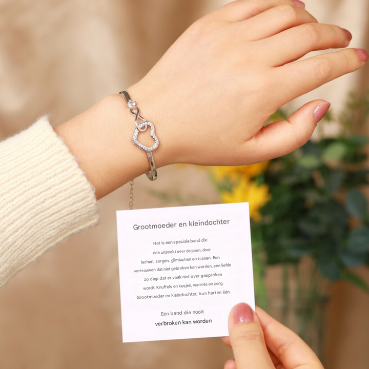 Vrouwen Infinity Hart Armband