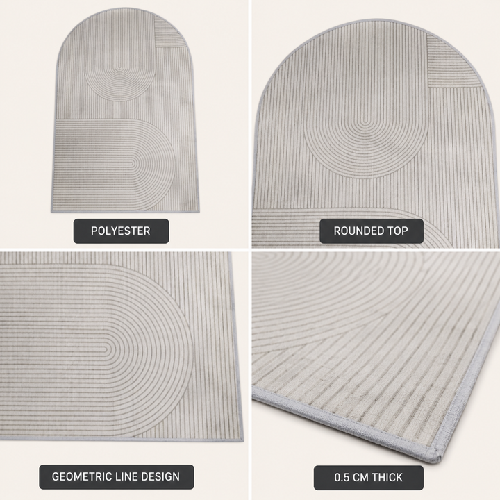 Bureaustoelmat fleece-loop – vloerbescherming