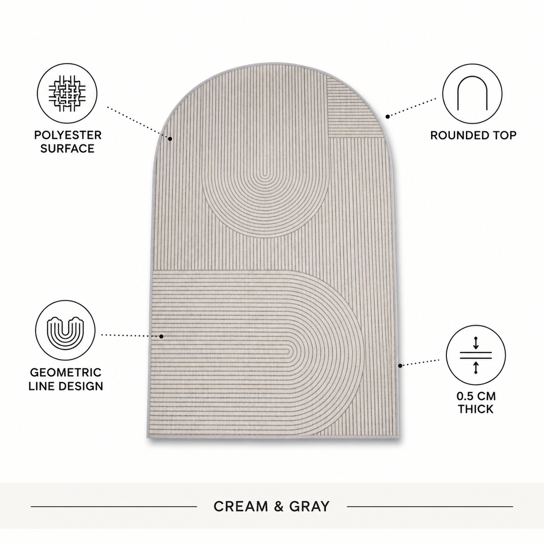 Bureaustoelmat fleece-loop – vloerbescherming