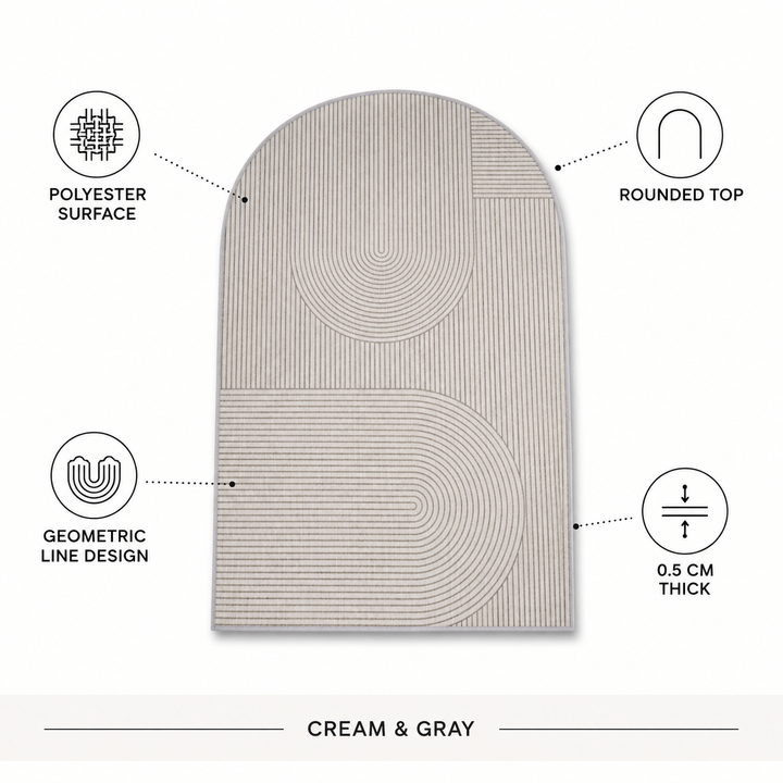 Bureaustoelmat fleece-loop – vloerbescherming