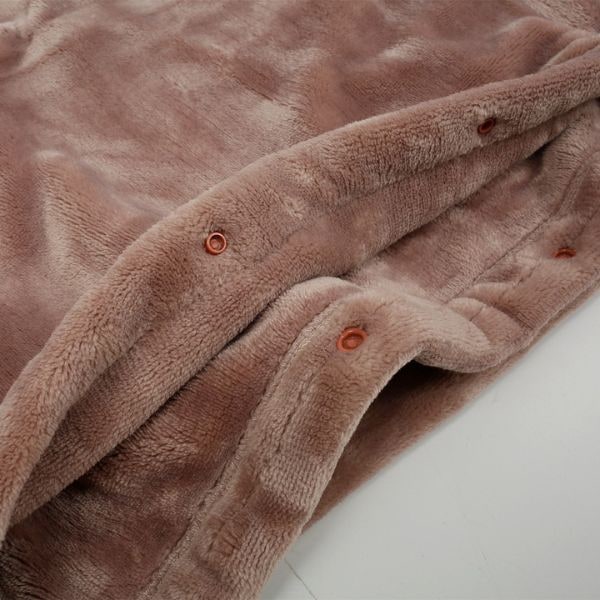 USB-verwarmde deken plaid met snoerloos draagbaar design en fleecestof queensize