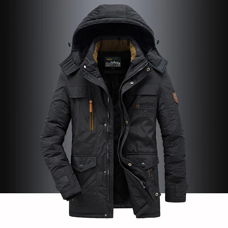 Heren Parka met Fleece Binnenvoering – Leventis