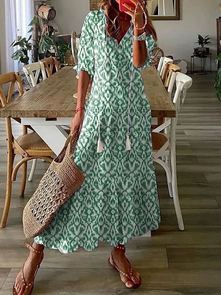 Dames Boho Maxi Jurk