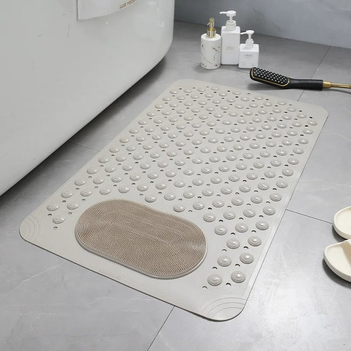 Antislip Douchemat met Ingebouwde Voetscrubber