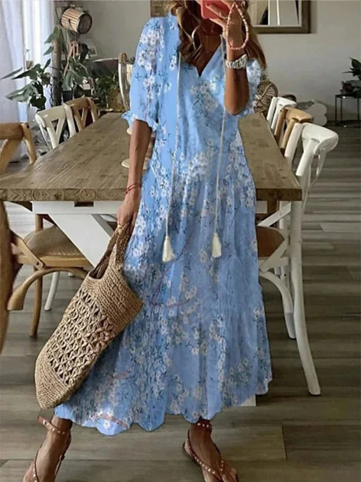 Dames Boho Maxi Jurk