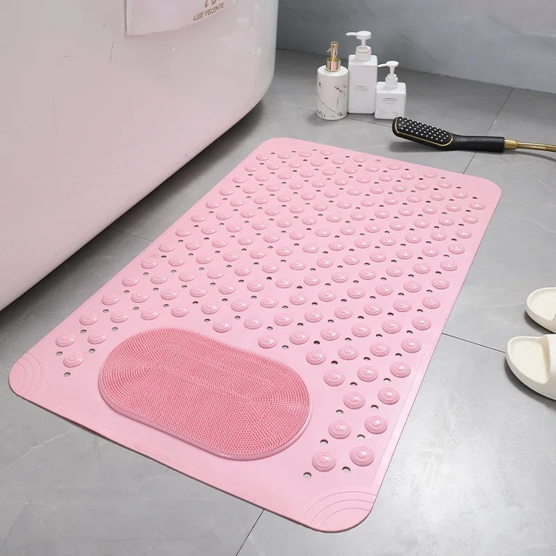 Antislip Douchemat met Ingebouwde Voetscrubber
