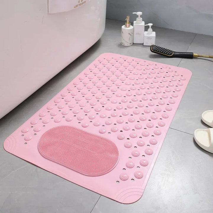 Antislip Douchemat met Ingebouwde Voetscrubber