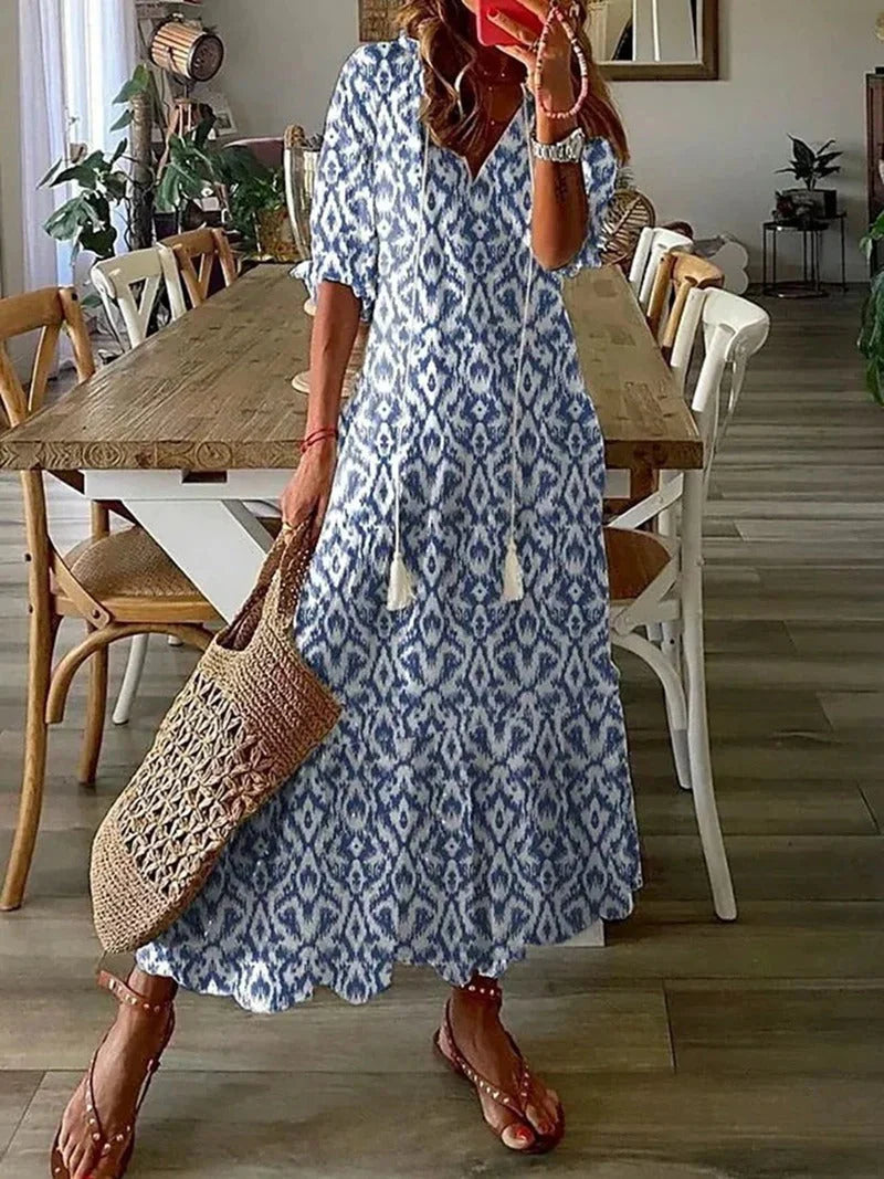 Dames Boho Maxi Jurk