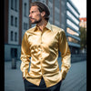 Glimmend Overhemd Heren