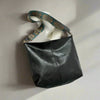 Vintage leren schoudertas voor dames