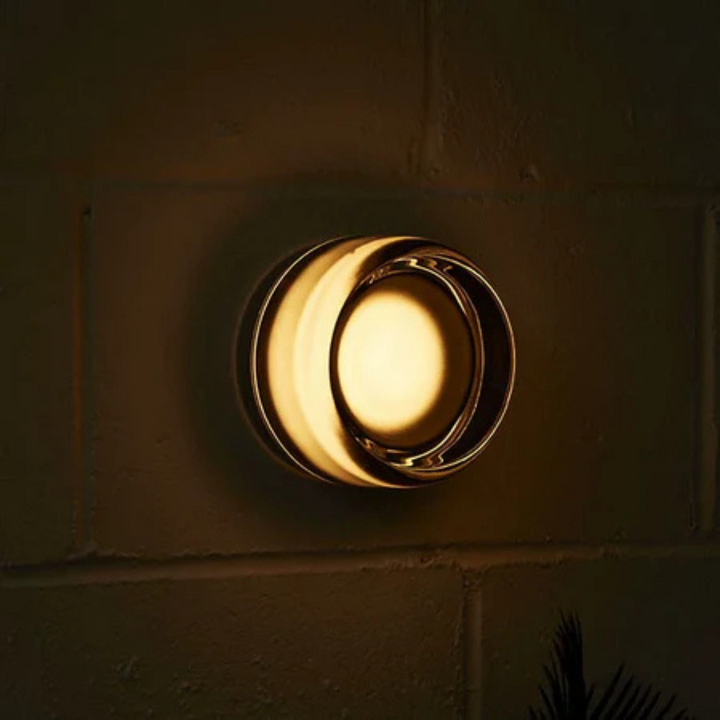 Ronde LED-wandlamp met acryl diffuser, opbouw slaapkamerlamp
