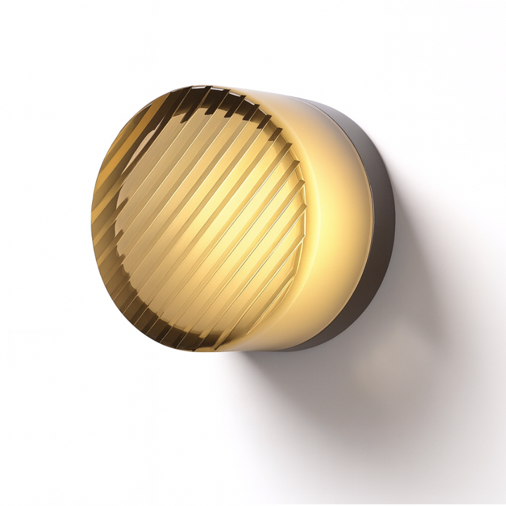 Ronde LED-wandlamp met acryl diffuser, opbouw slaapkamerlamp