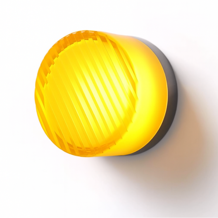 Ronde LED-wandlamp met acryl diffuser, opbouw slaapkamerlamp