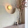 Ronde LED-wandlamp met acryl diffuser, opbouw slaapkamerlamp