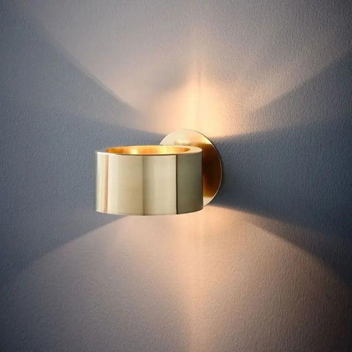 Wandverlichting met cilindrische kap voor woonkamer en slaapkamer kaars
