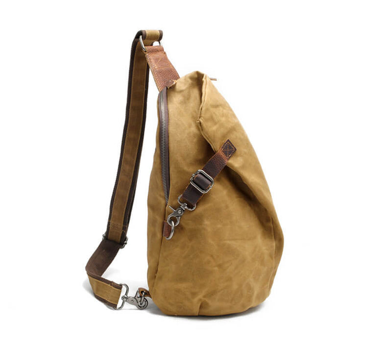 Waterafstotende canvas crossbodytas met antidiefstalvak – MultiWear